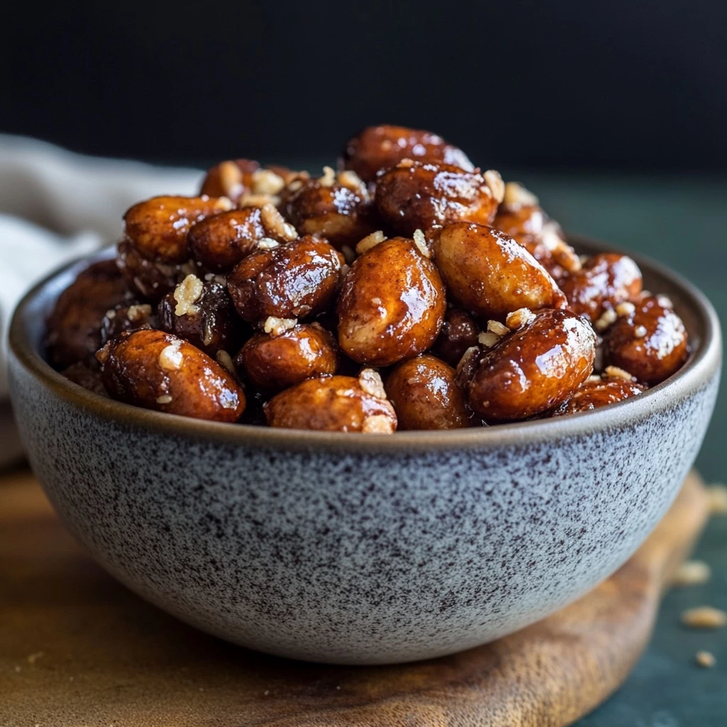 Maple Chipotle Roasted Nuts