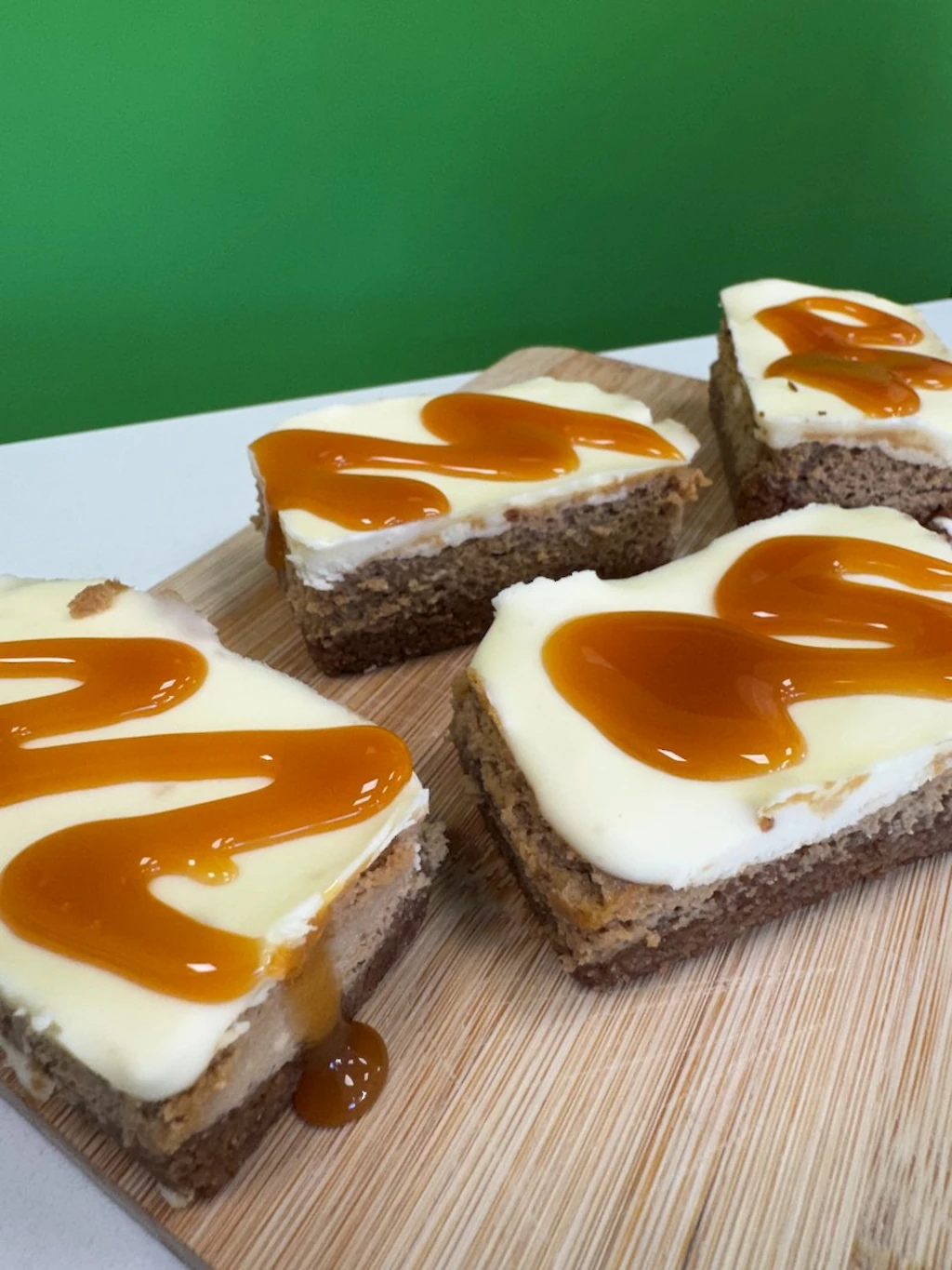 Caramel Macchiato-style Cheesecake Bar