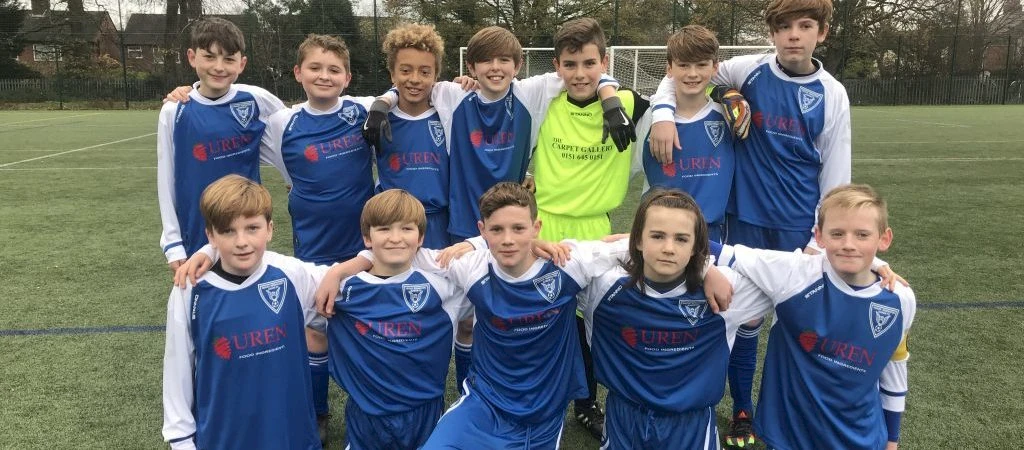 High Bebington Under 12s Rangers Team on the Wirral