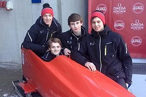 Ed Himbury in Bobsleigh